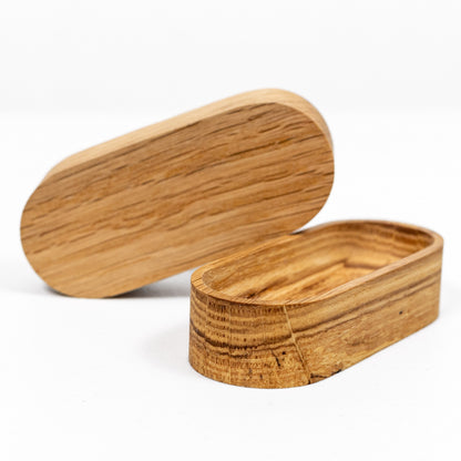 KAC Oval Oak Jewelry Tray