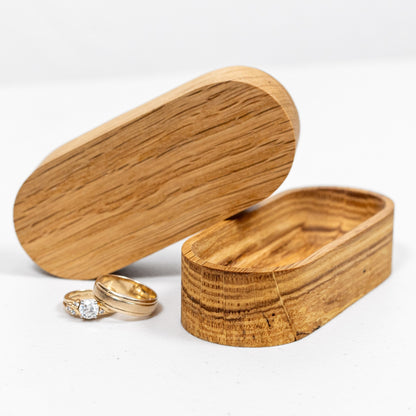 KAC Oval Oak Jewelry Tray